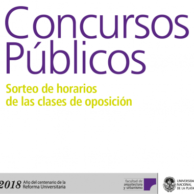 Concursos: Sorteos de horarios de clases de oposición