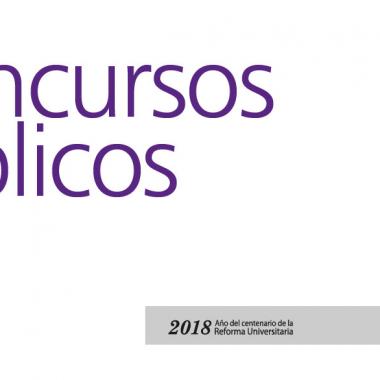 Concursos Públicos y Abiertos de Antecedentes y Oposición 