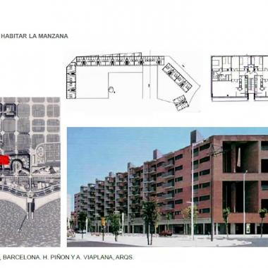 Vivienda y ciudad. Habitar la manzana