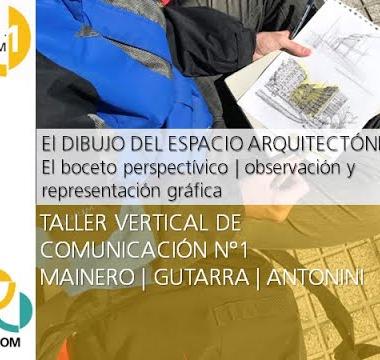 El dibujo del espacio arquitectónico. El boceto perspectívico, observación y representación gráfica