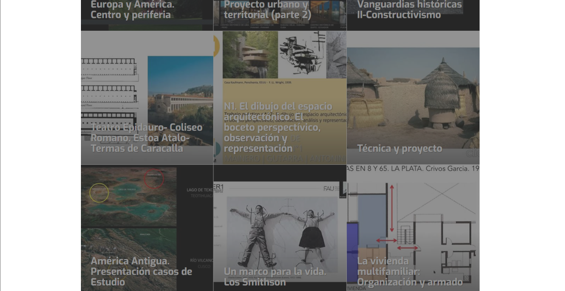 Contenidos Teóricos FAU: Una nueva plataforma para las producciones teóricas de la Facultad