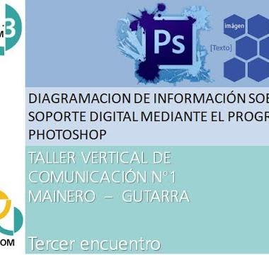 Laboratorio digital tv1.com. Diagramacion de información sobre soporte digital mediante el programa photoshop