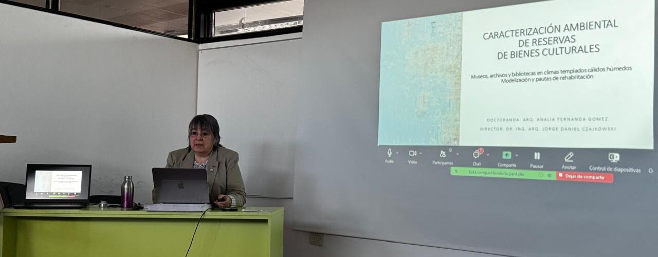 La Arqa. Analía Gómez defendió su tesis doctoral