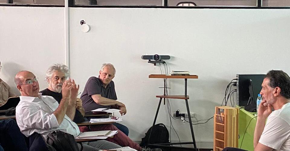 El Arq. Oscar Lorenti defendió su tesis de Maestría